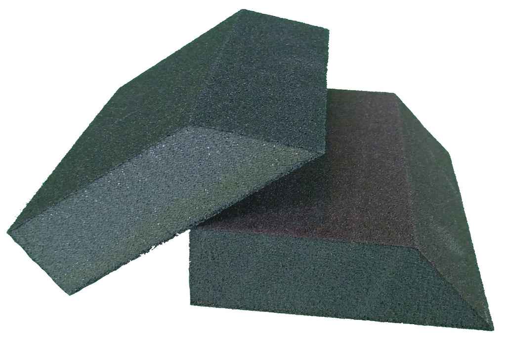 Webb Double Slant Blue Block Drywall Sanding Sponges - Medium/Fine